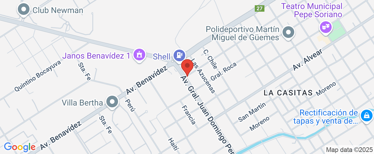 Mapa de la ubicación