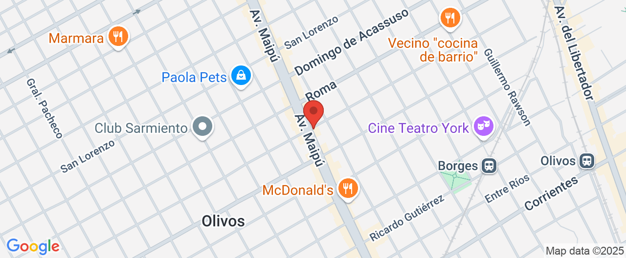 Mapa de la ubicación