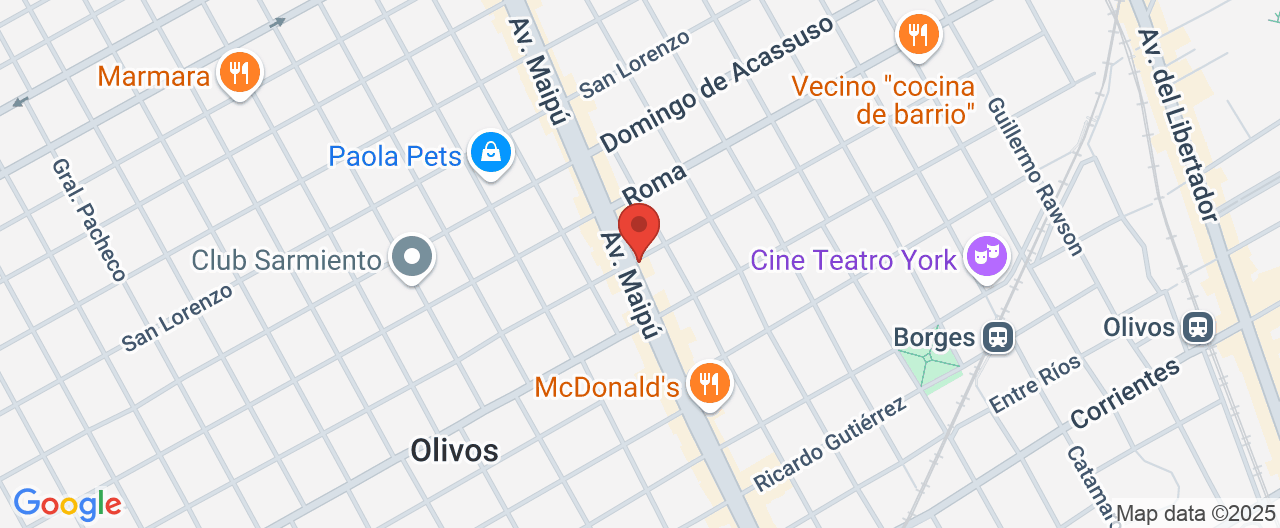 Mapa de la ubicación