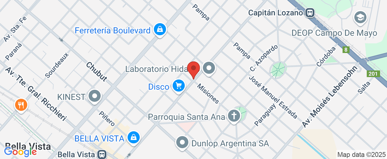 Mapa de la ubicación