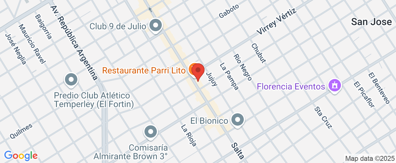 Mapa de la ubicación