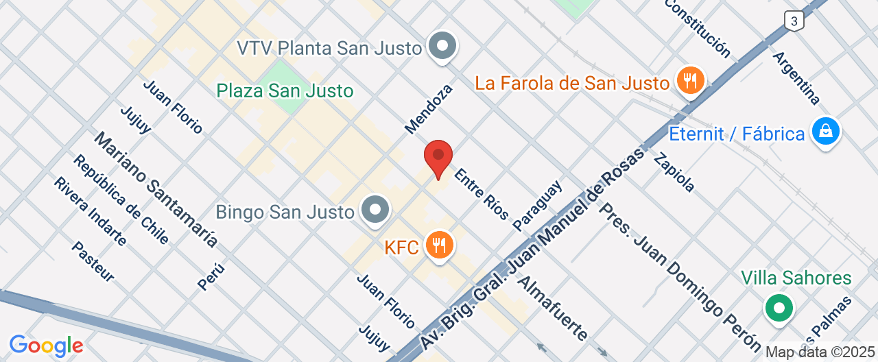Mapa de la ubicación