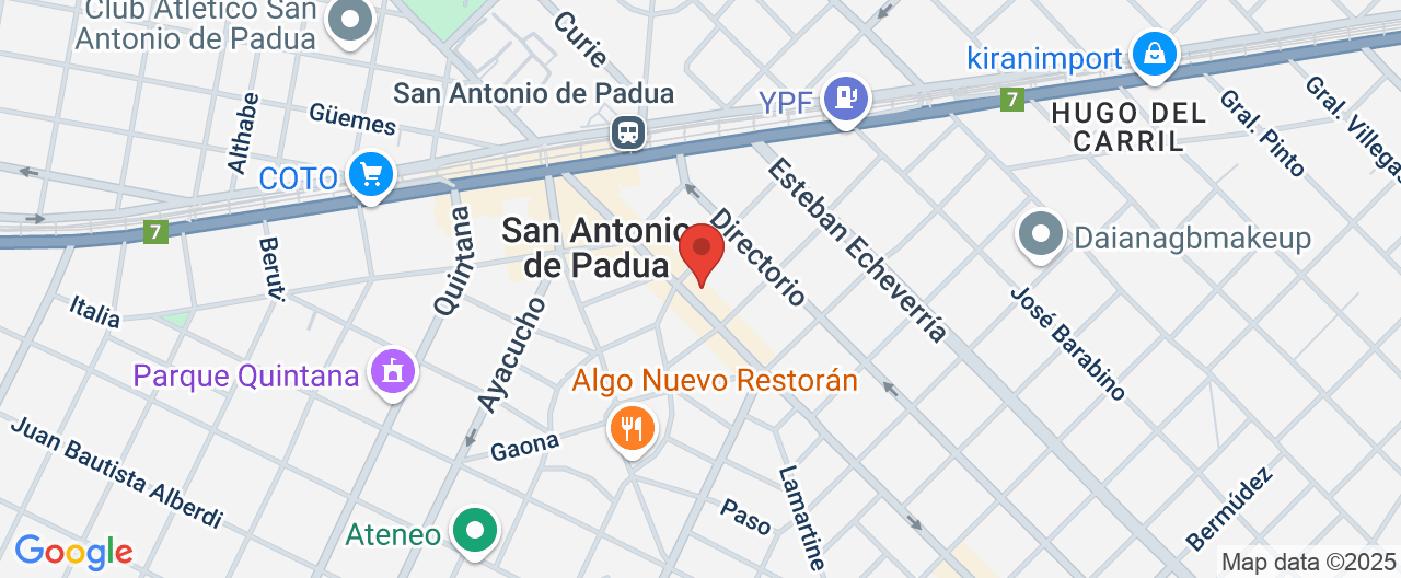 Mapa de la ubicación