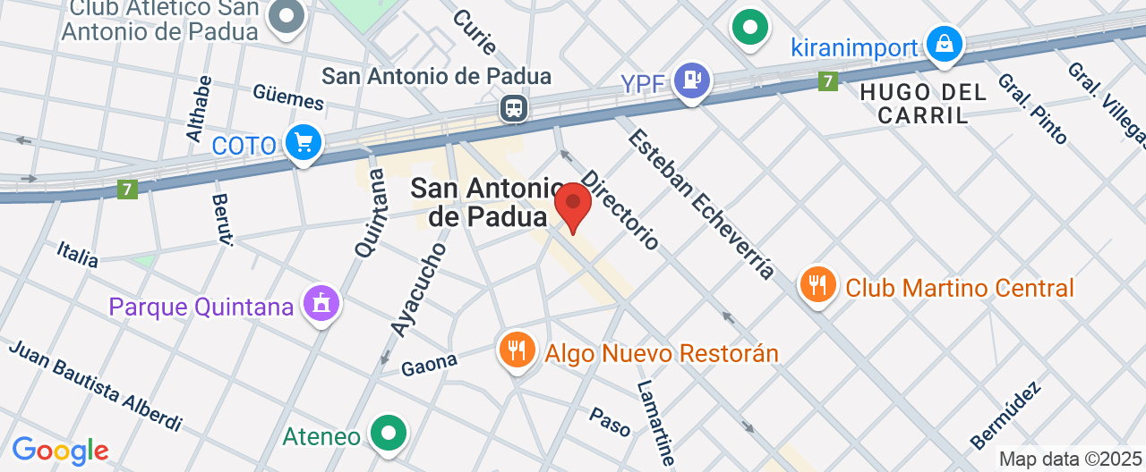 Mapa de la ubicación