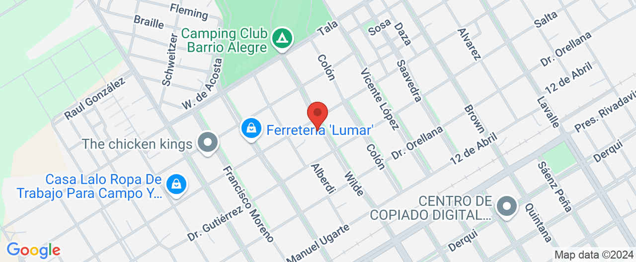 Mapa de la ubicación