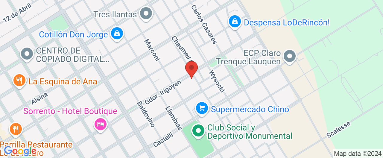 Mapa de la ubicación