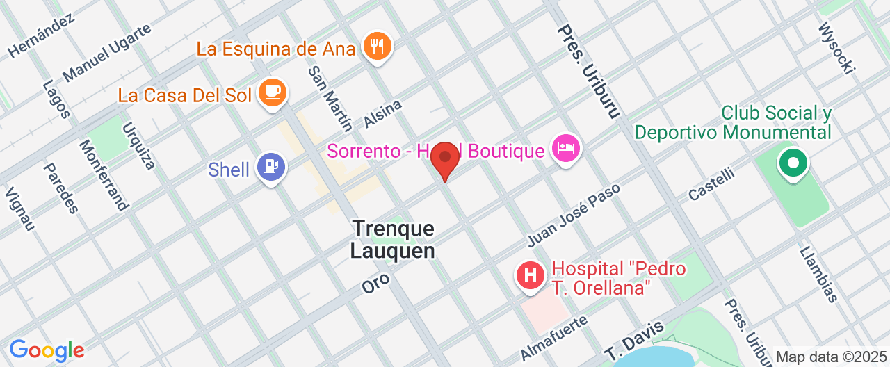 Mapa de la ubicación