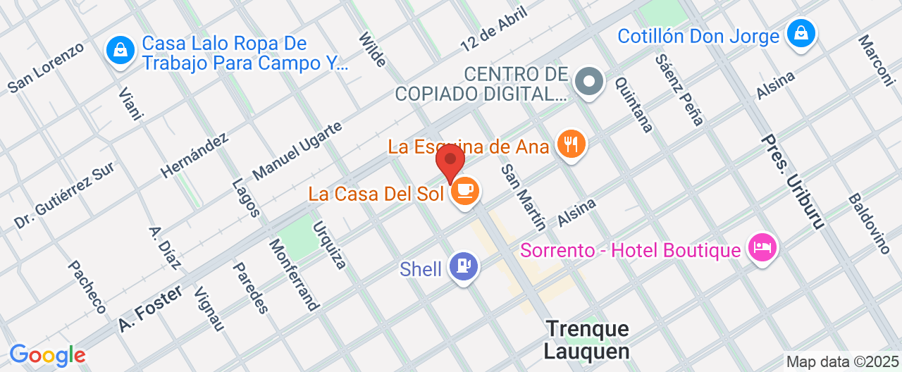 Mapa de la ubicación