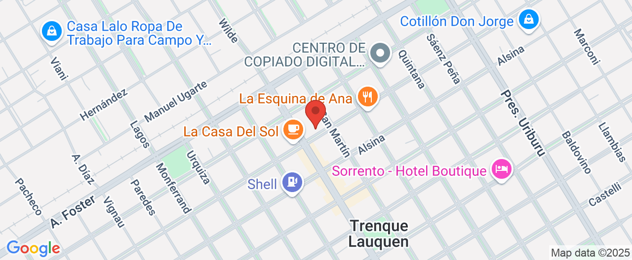 Mapa de la ubicación