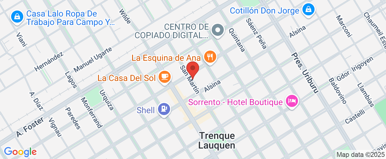 Mapa de la ubicación
