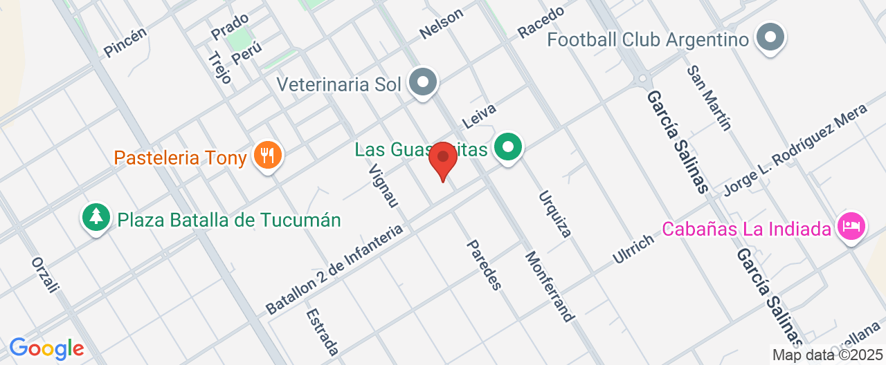 Mapa de la ubicación