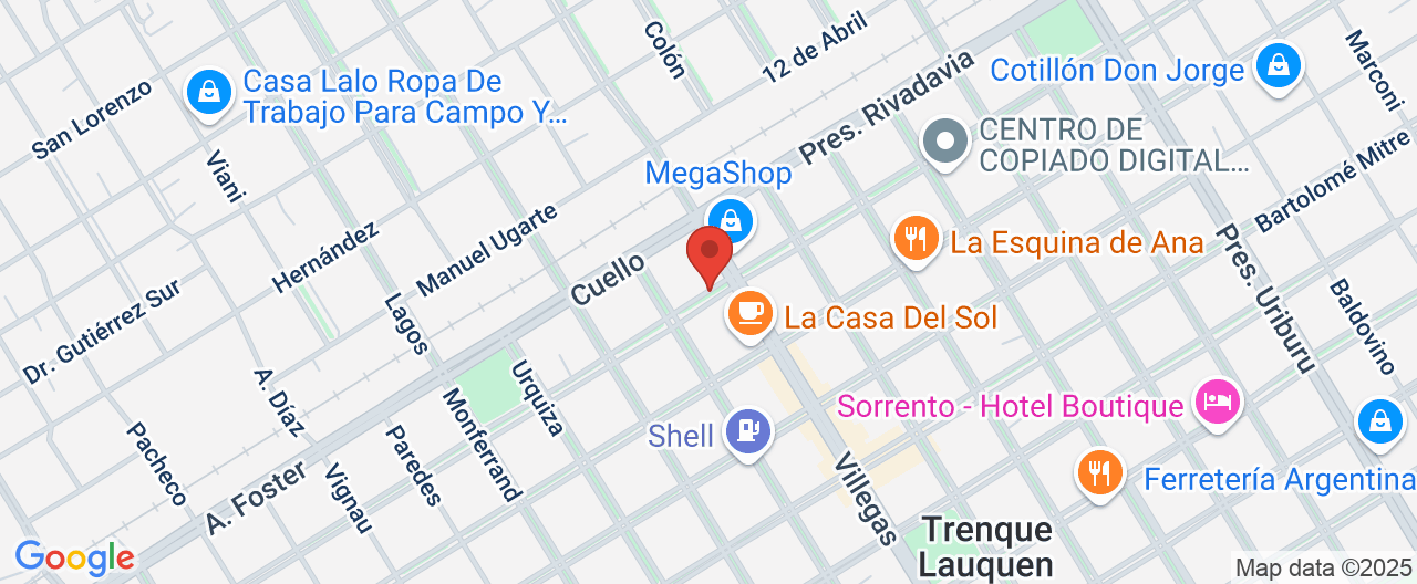 Mapa de la ubicación