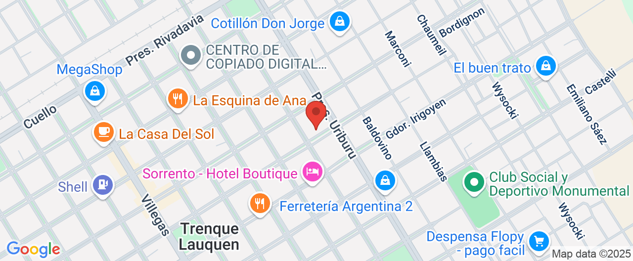 Mapa de la ubicación
