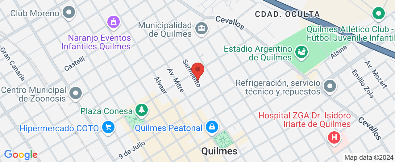 Mapa de la ubicación