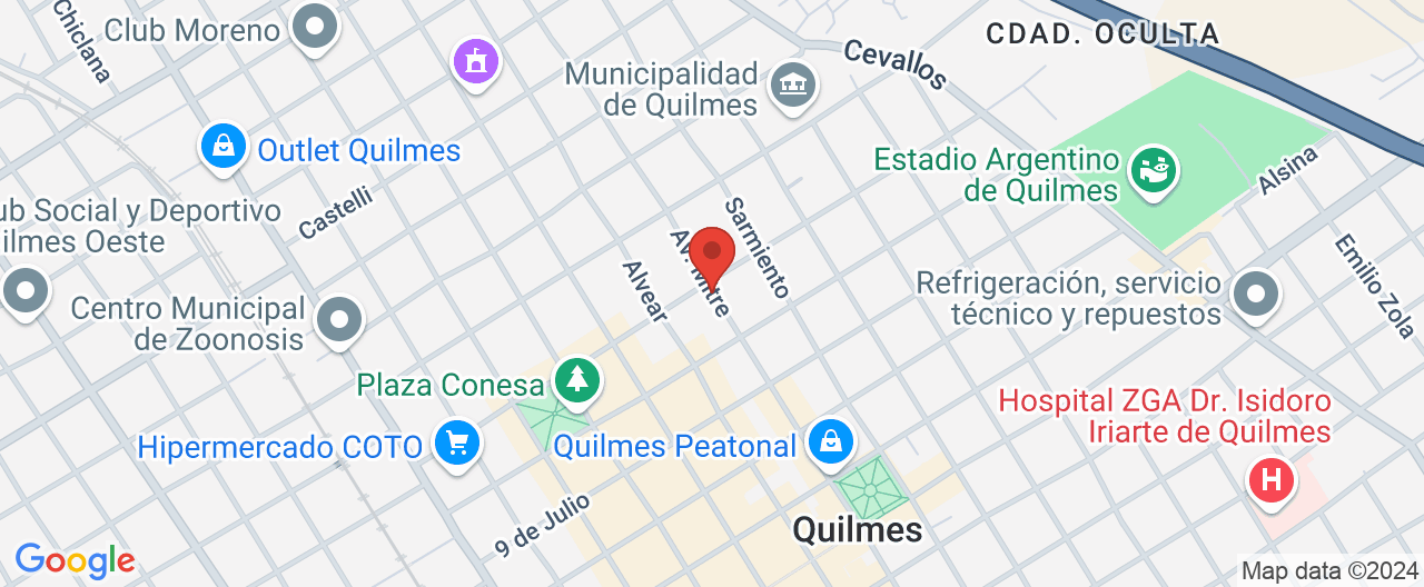 Mapa de la ubicación