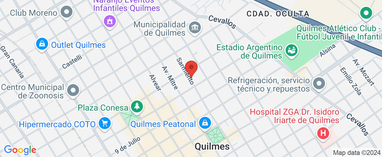 Mapa de la ubicación