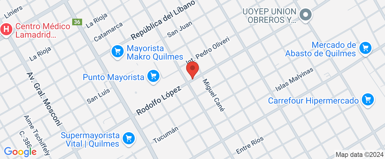 Mapa de la ubicación