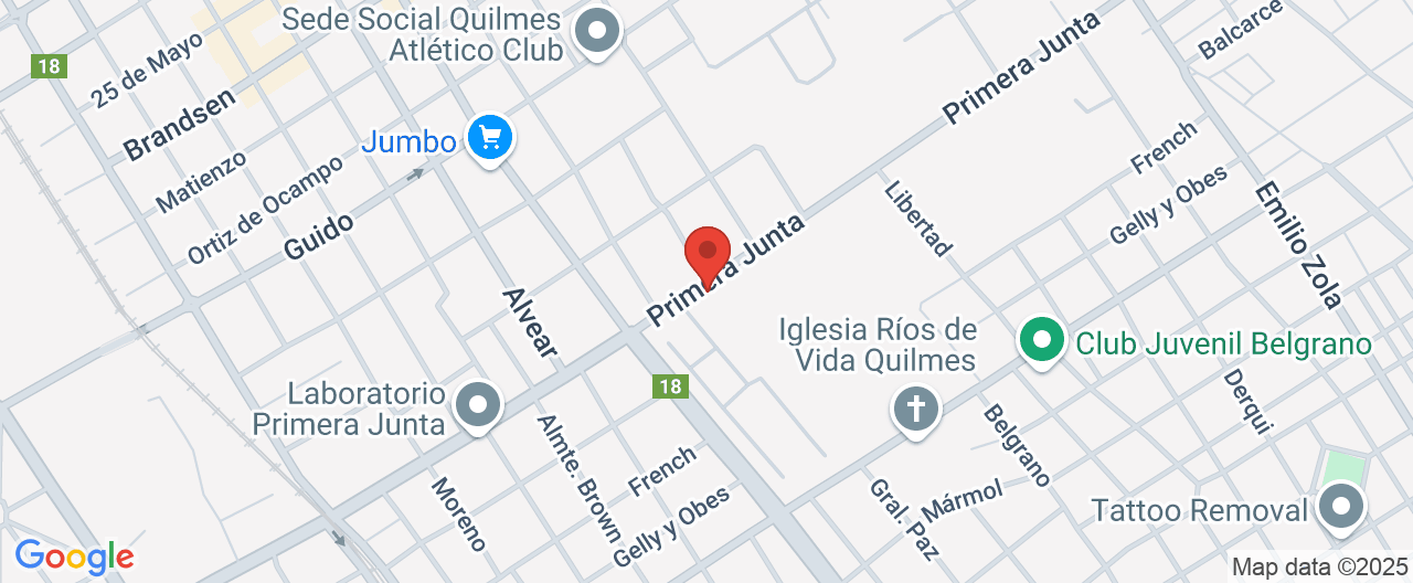 Mapa de la ubicación