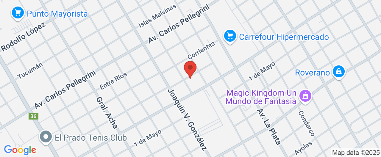 Mapa de la ubicación