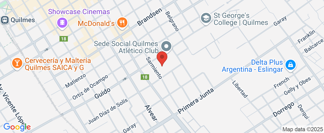 Mapa de la ubicación