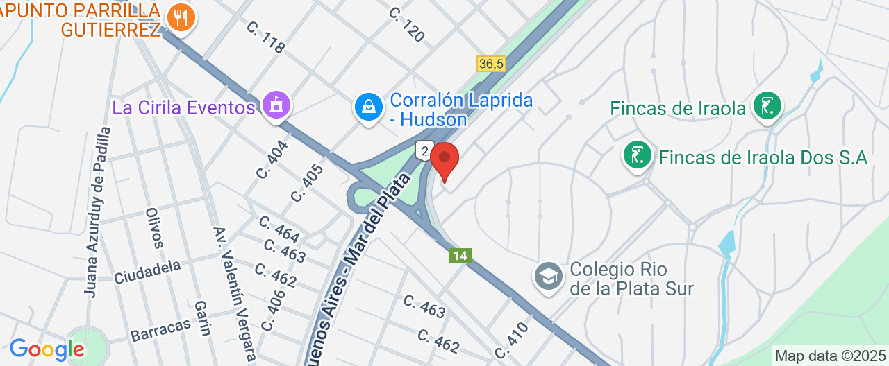Mapa de la ubicación
