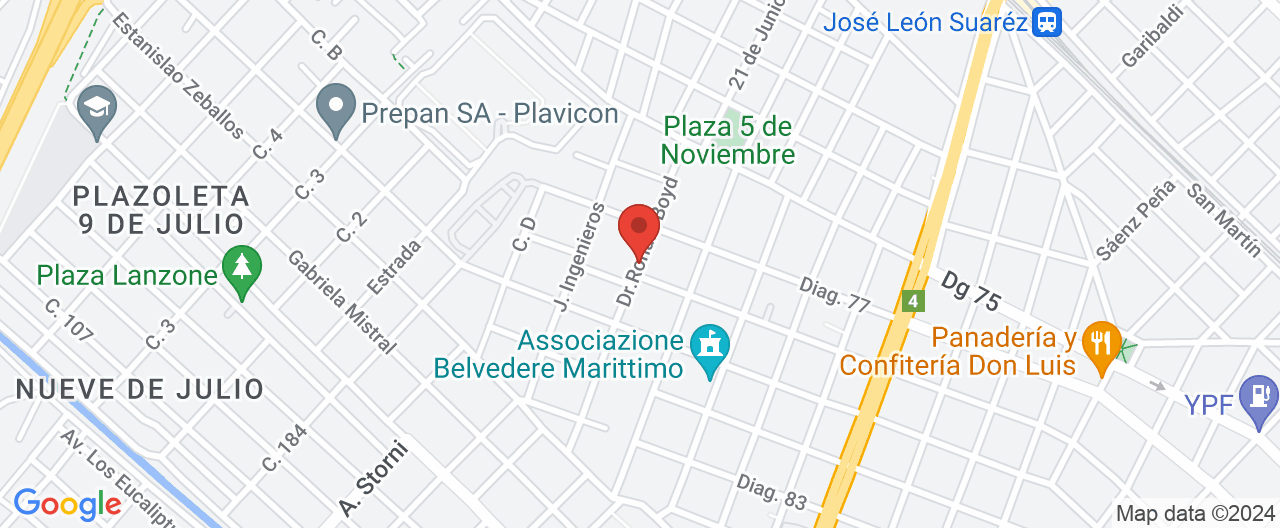 Mapa de la ubicación