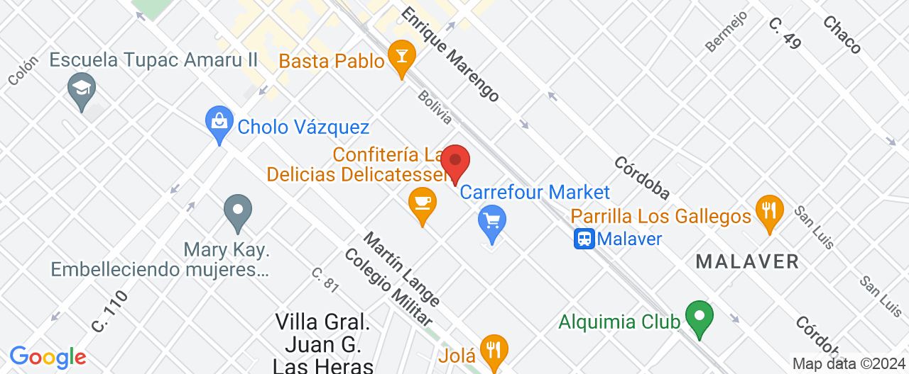 Mapa de la ubicación