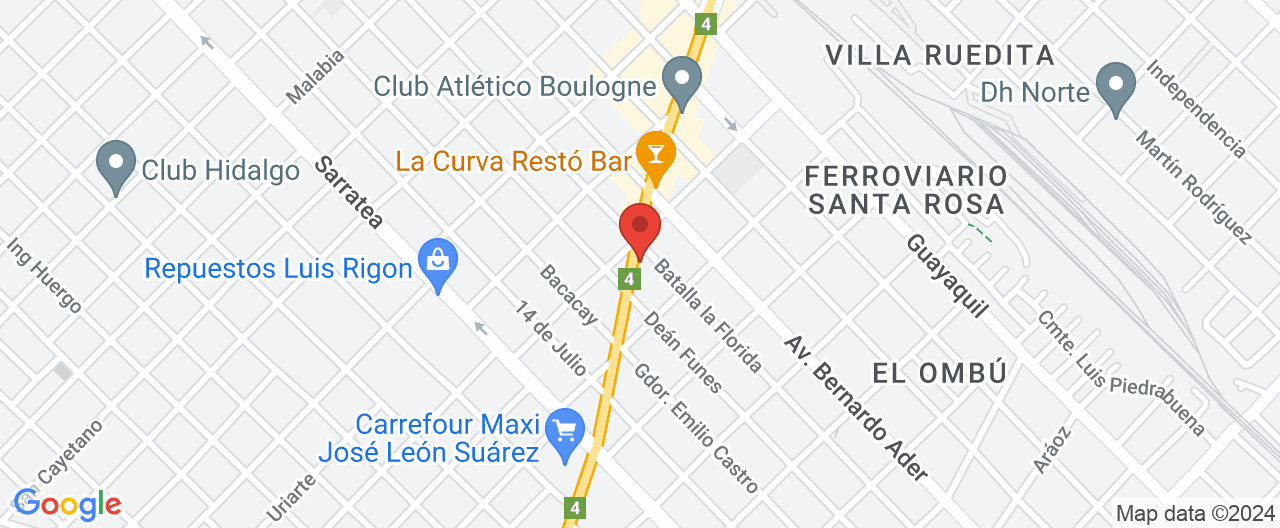 Mapa de la ubicación