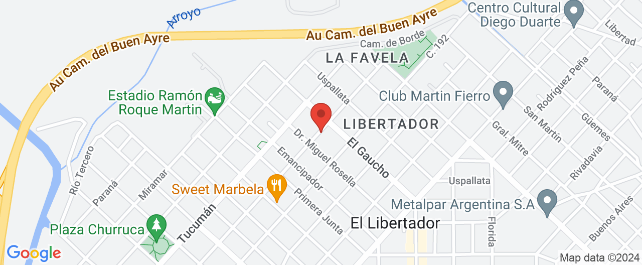 Mapa de la ubicación