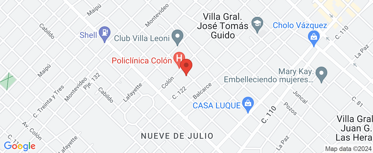 Mapa de la ubicación