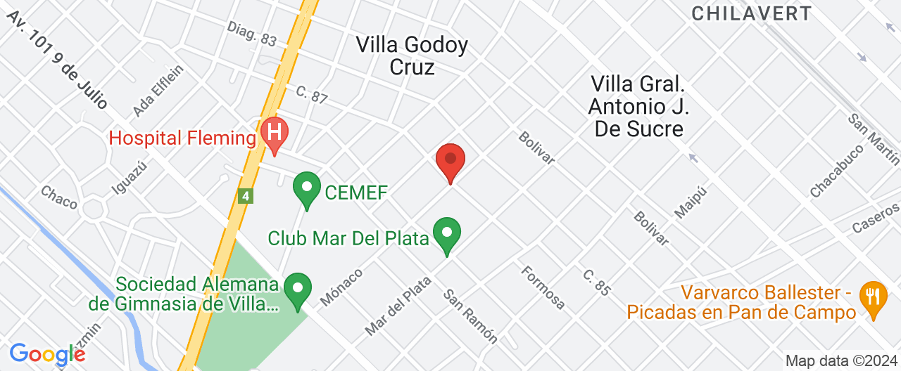 Mapa de la ubicación