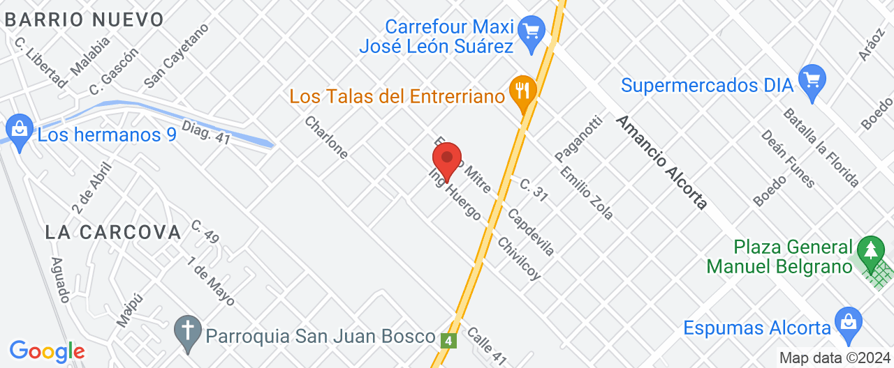 Mapa de la ubicación