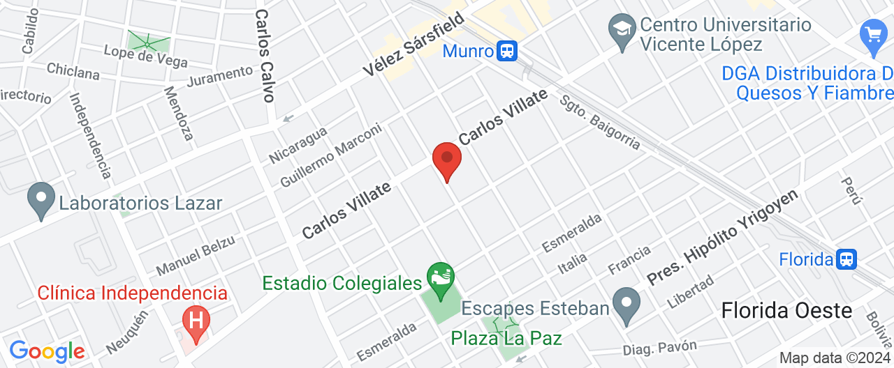 Mapa de la ubicación