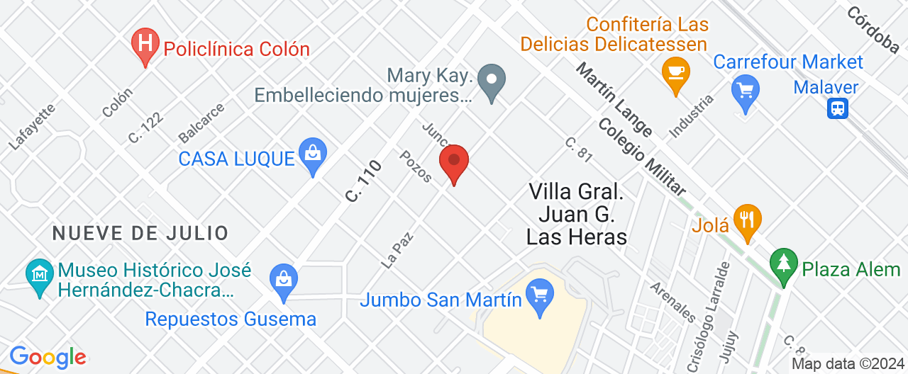 Mapa de la ubicación