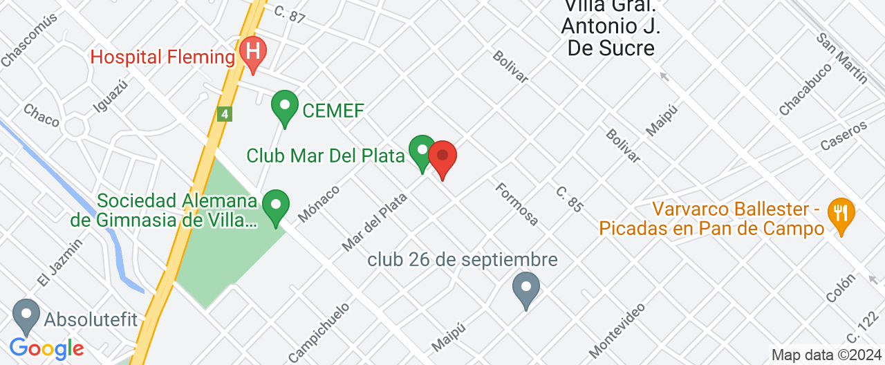 Mapa de la ubicación