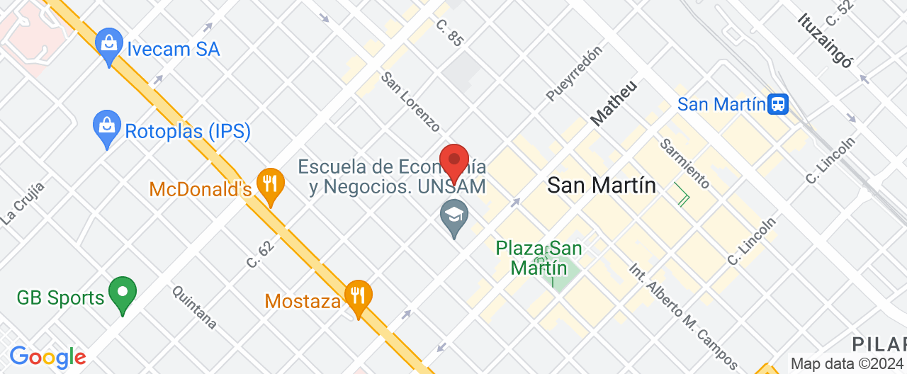 Mapa de la ubicación
