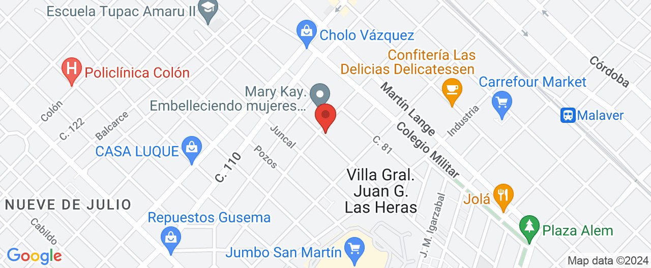 Mapa de la ubicación