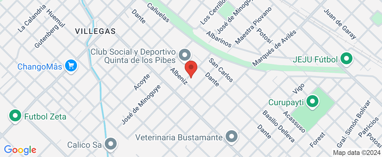 Mapa de la ubicación