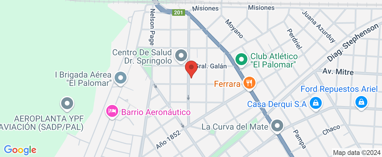 Mapa de la ubicación