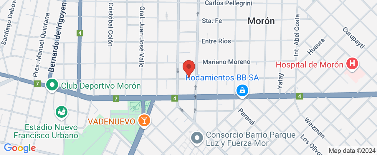 Mapa de la ubicación