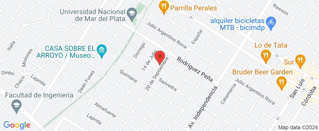 Mapa de la ubicación
