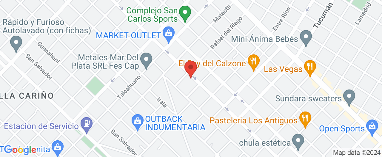 Mapa de la ubicación