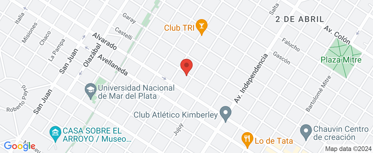 Mapa de la ubicación