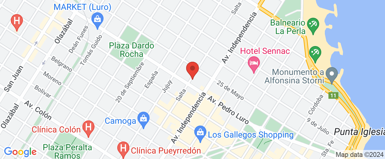 Mapa de la ubicación