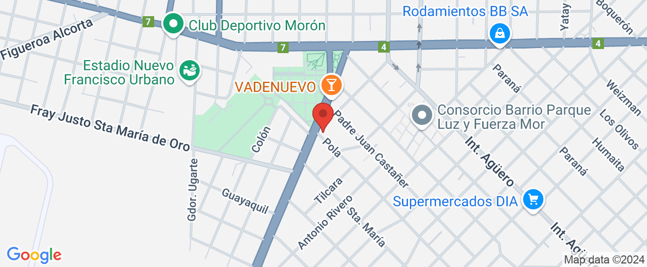 Mapa de la ubicación