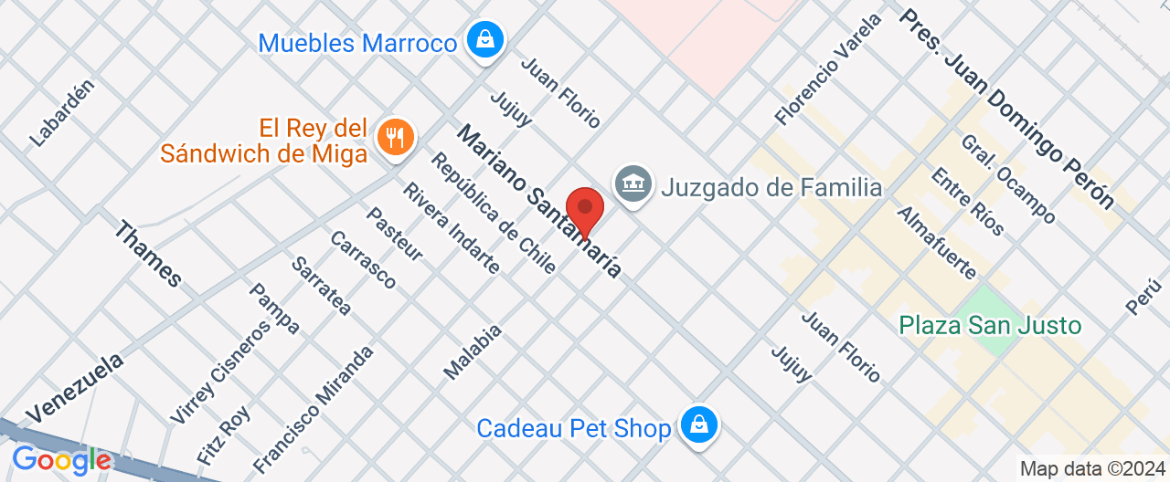 Mapa de la ubicación