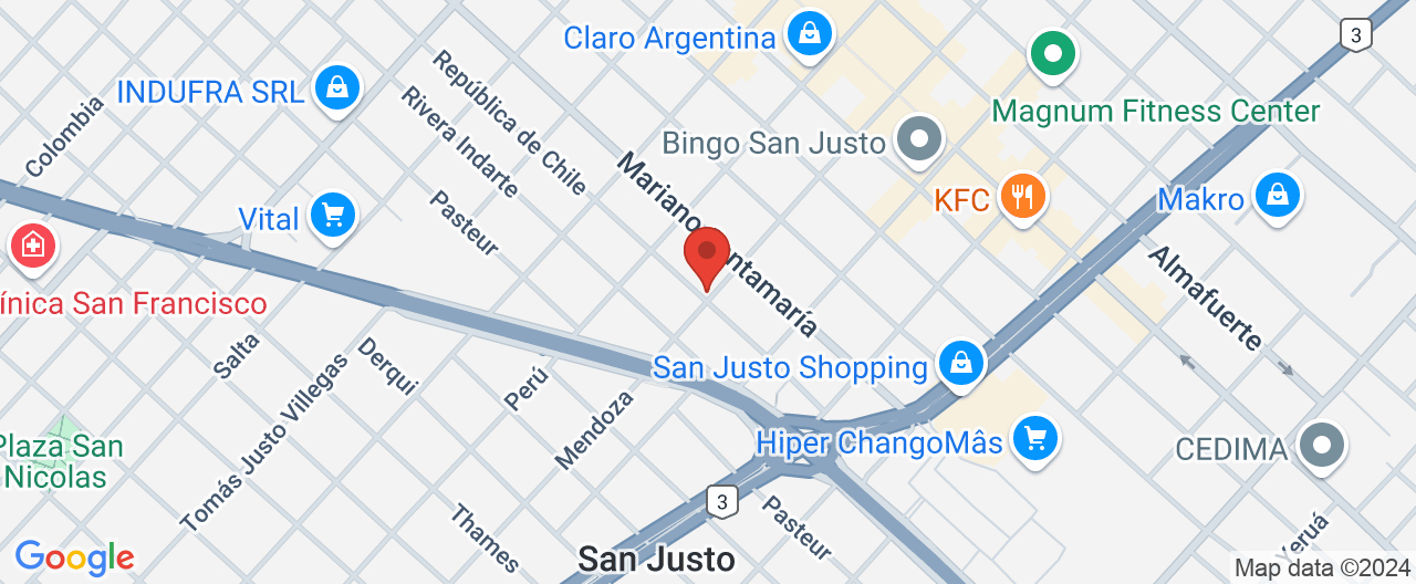 Mapa de la ubicación