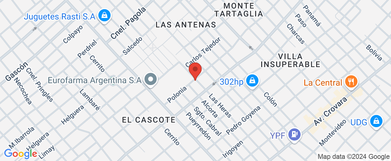 Mapa de la ubicación