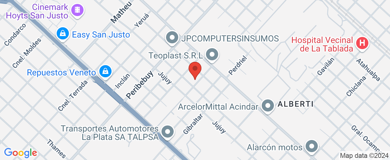 Mapa de la ubicación