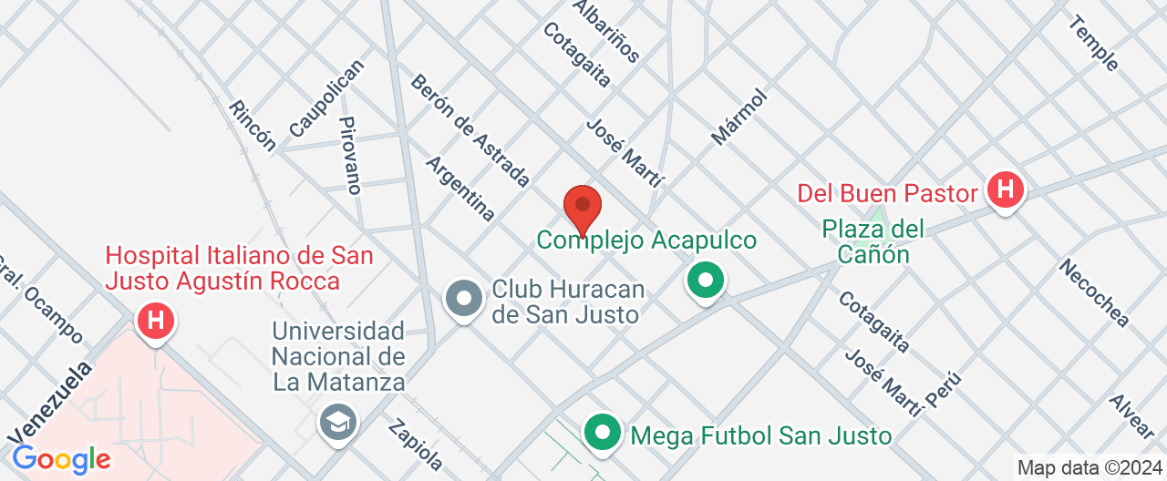 Mapa de la ubicación